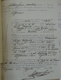 Certificado del Consejo de Guerra Permanente de Algeciras, 1940 (AHPC)