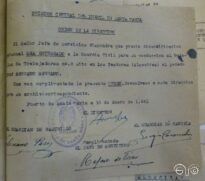 Orden de entrega de José Serrano,, 1941 (AHPC)