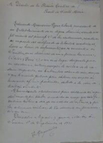 Carta manuscrita de Eduardo Asquerino, 1941 (AHPC)