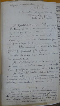 Instancia manuscrita, 1941 (AHPC)