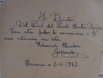 Nota manuscrita, 1942 (AHPC)