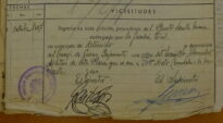 Anotación de ingreso en la Prisión Provincial de Cádiz, 1937 (AHPC)