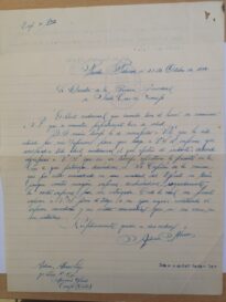 Carta de Antonio Álvarez desde Punta Paloma, 1944.