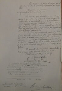 Pliego de descargo de la maestra, 25/5/1937 (AGA).
