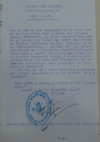 Informe del párroco de Jimena de la Frontera sobre Bernardo Periñán Guerrero, 18/12/1937 (AGA).