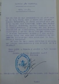 Informe del párroco de Jimena de la Frontera sobre Bernardo Periñán Guerrero, 18/12/1937 (AGA).
