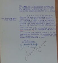 Certificado de la Comisión de Depuración, 31/1/1938.